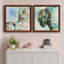 Hawk On Blue - Ensemble de 2 peintures sur toiles-920405285-920405282
