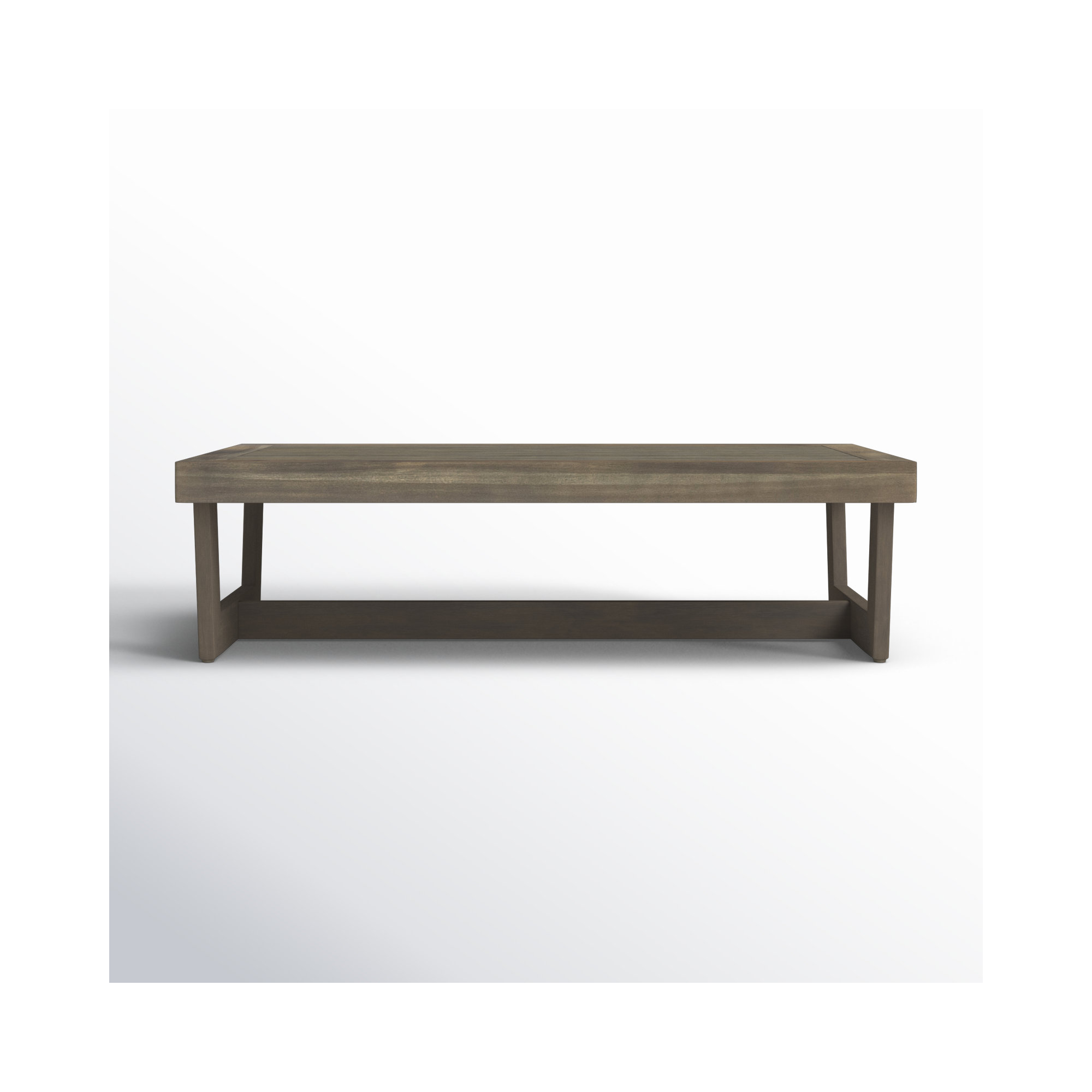 Louise 39.5'' Outdoor Coffee Table, Gray