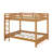Queen Size Bunk Bed With Ladder-1191965877