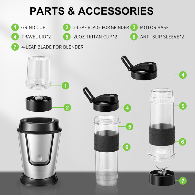 J-XIN Trading Co., Limited 280ml Blender Food Processor Combo