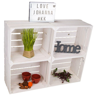 8 Pair Stackable Solid Wood Shoe Rack