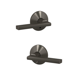 Latitude Custom Hall-Closet and Bed-Bath Door Lever with Kinsler Trim