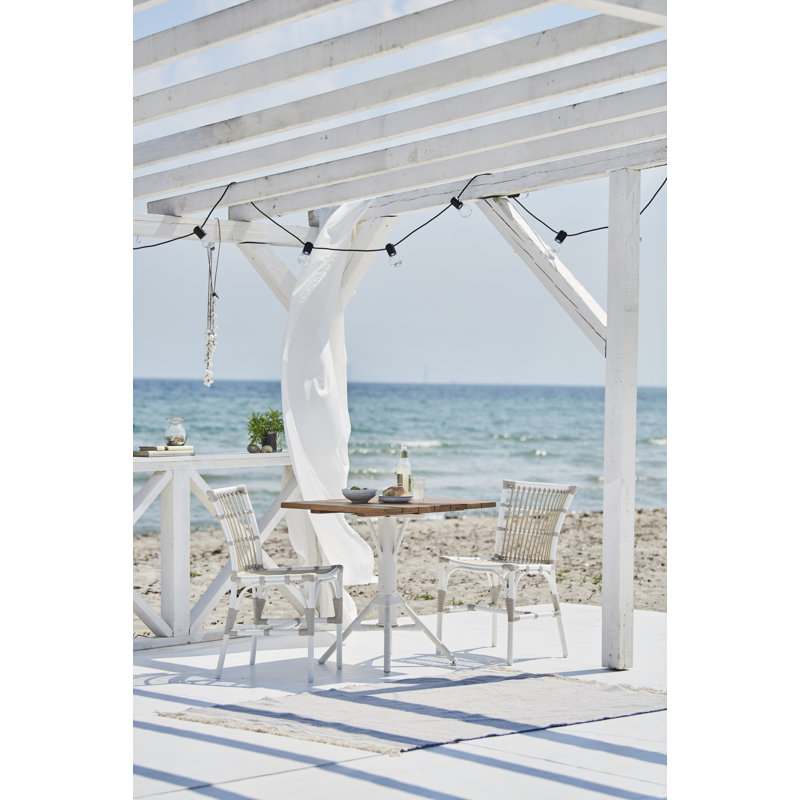 Elisabeth Patio Dining Chair, Dove White