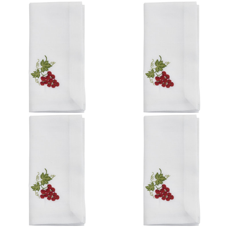 Ensemble de serviettes 4 pièces Grapes Design