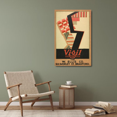 «Virgil-The Pure Silk» par Edward Mcknight Kauffer, reproduction d'art sur toile tendue