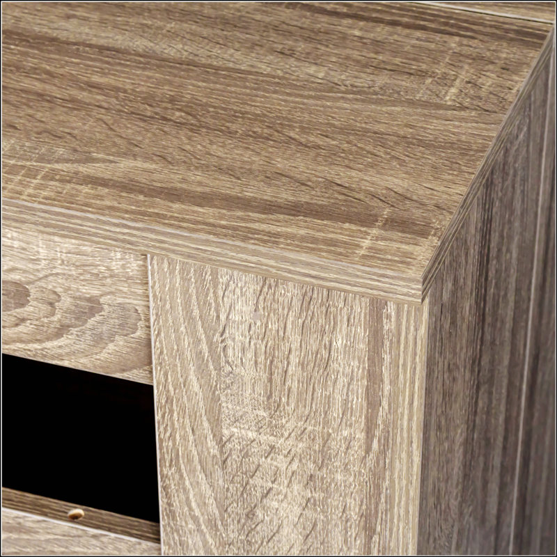 Multifunctional Extendable Console Table, Brown