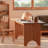 Cherry color Rectangular Solid Wood Desks-108352881