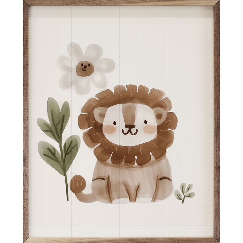 Safari Nursery V Lion, H 40 po x l 32 po