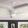 54" Advocate 4 - Blade LED Smart Standard Ceiling Fan with Remote Control and Light Kit Included