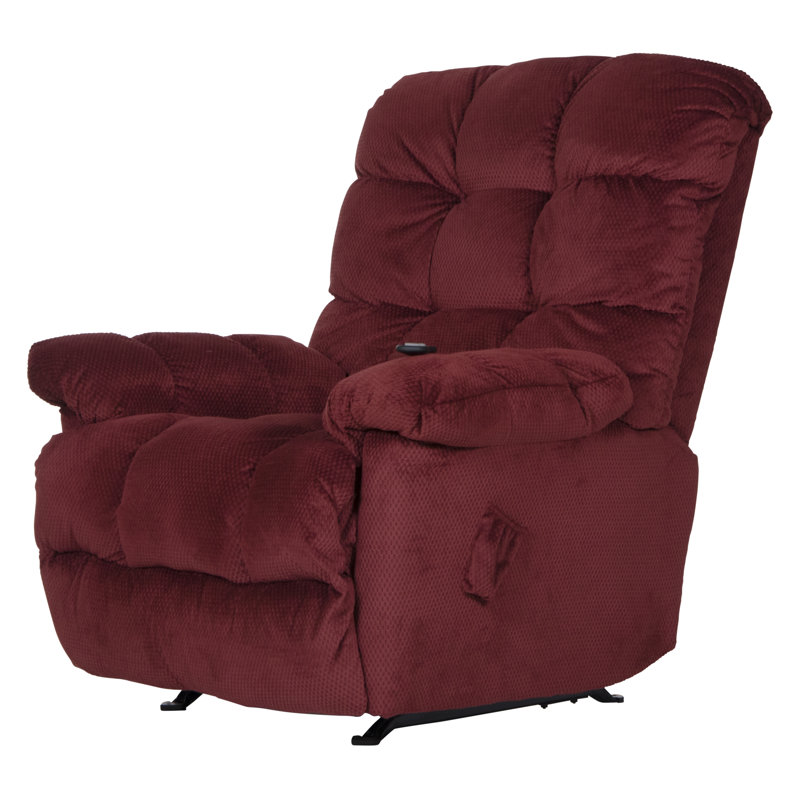 Fauteuil inclinable manuel berçant standard de 40 po de largeur, Rouge