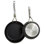 Ensemble de poêles à frire anodisées 2 pièces BergHOFF Essentials, noir