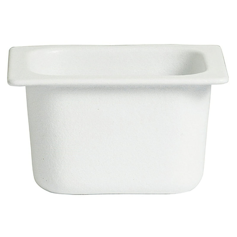 Assiette à aliments 2,1 pintes GET NH1 / 6DWW Bugambilia, 6,89 po x 6,3 po, blanc mod