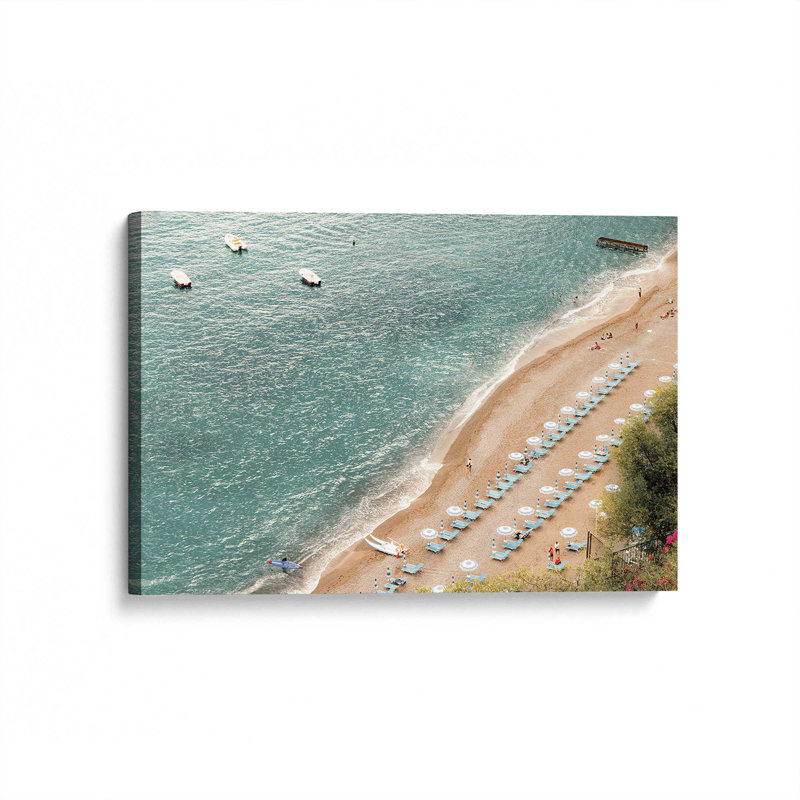 Impression sur toile Summer Escape, H 12 po x l 18 po x P 1,25 po, Toile tendue, 1