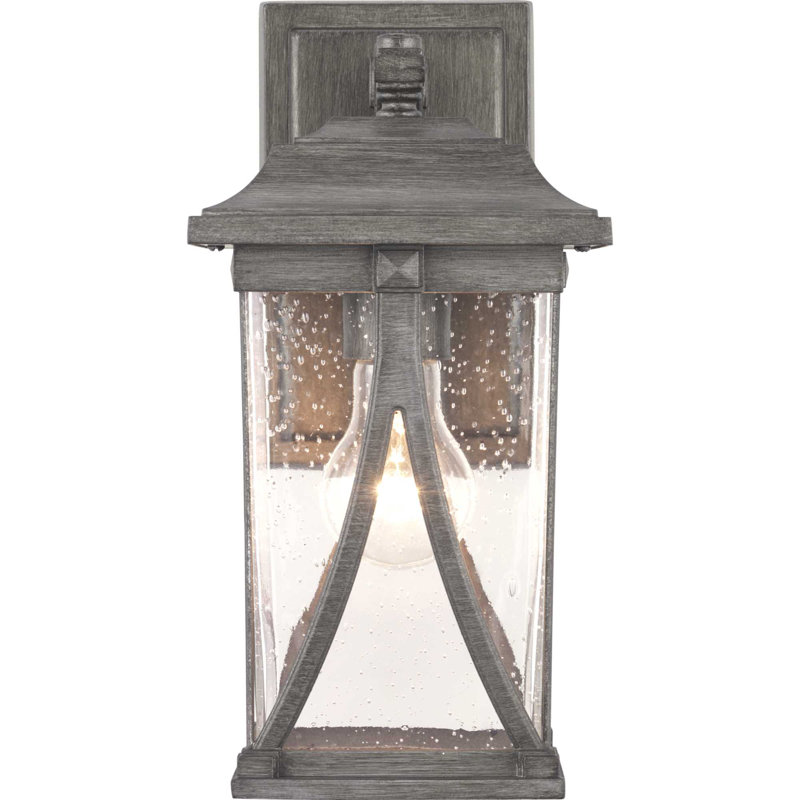 Seagraves Wall Light, 12.25" H x 6.25" W x 8.25" D, Antique Pewter