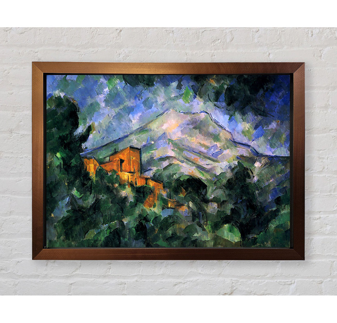 Cezanne St Victoire und Chateau Noir - Einzelbildrahmen Kunstdrucke