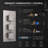 Bojet Thermostatic LED Shower Faucet Set Square Rain Shower Head Combo with 3 Handles & 4 Functions Recessed Wall Mounted Bathroom Shower System Kit-87214431