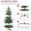 6Ft Artificial Auto Open Christmas Tree, Pine Hinged Xmas Tree With 795 Realistic Branches-404233594