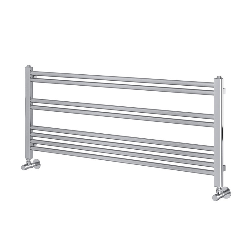 Straight Towel Rail Heated Towel Rails, 500mm H x 1180mm W x 30mm D