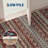 2x6 Floral Washable Runner Rug for Hallway, Kitchen, Laundry, Non-Slip, Thin, Soft, Long Bedroom Rugs.-533040209