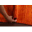 Tapis orange en laine Gabbeh noué à la main 6 x 9