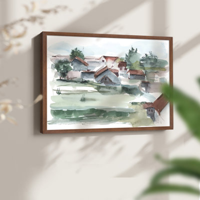 Valley Farm I - Reproduction encadrée - Restickable