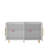 Fluted Buffet Accent Cabinet With Adjustable Shelves-1537706352