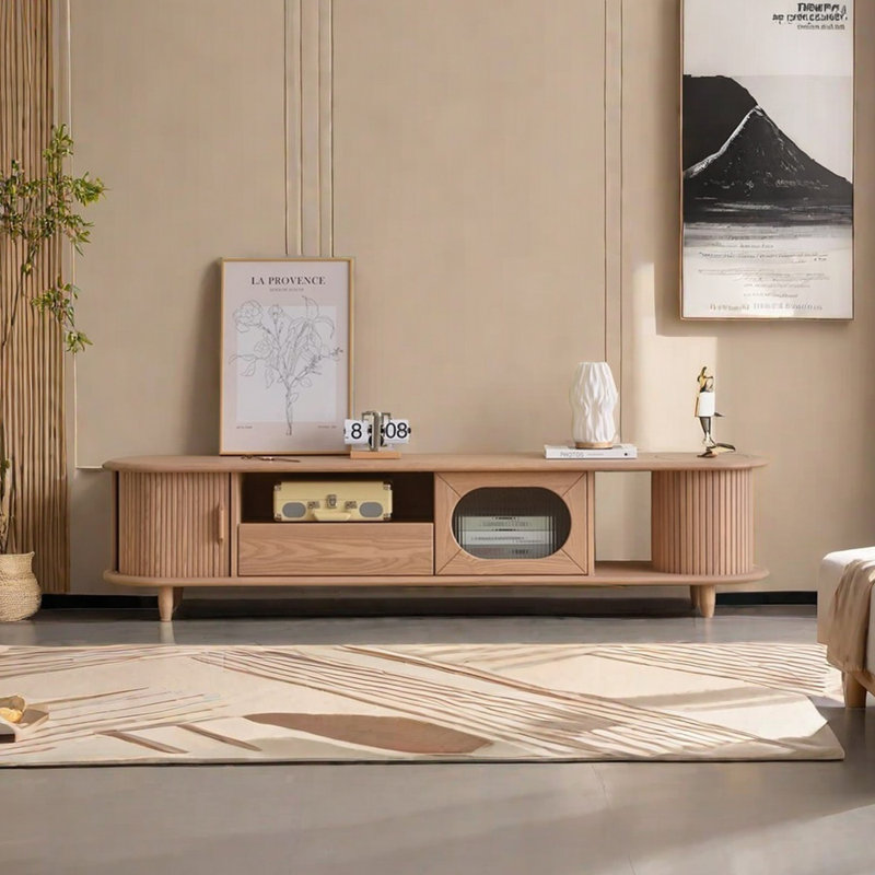 Meuble télé en bois massif