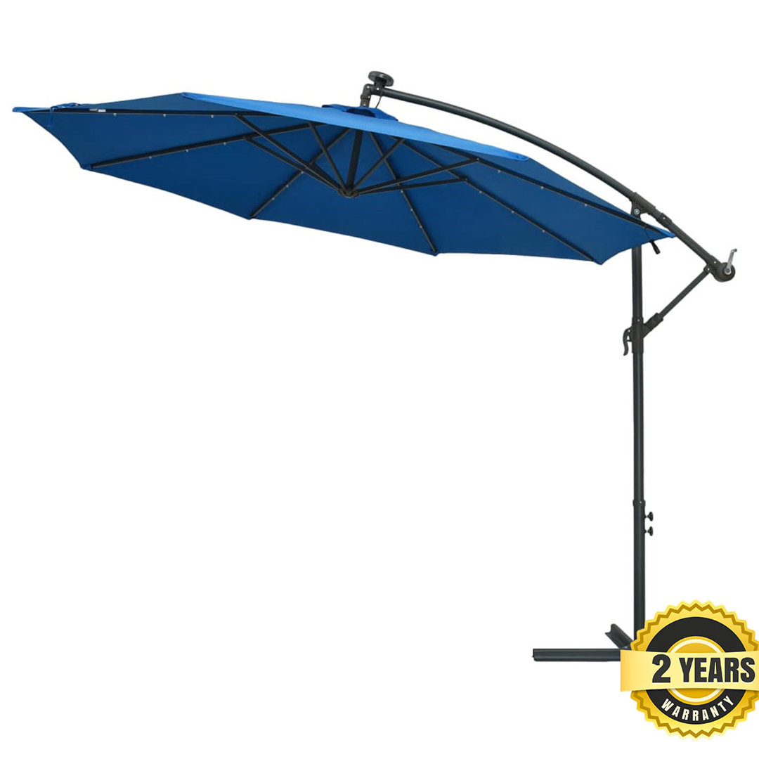 Cayson 3m Cantilever Parasol with Lights