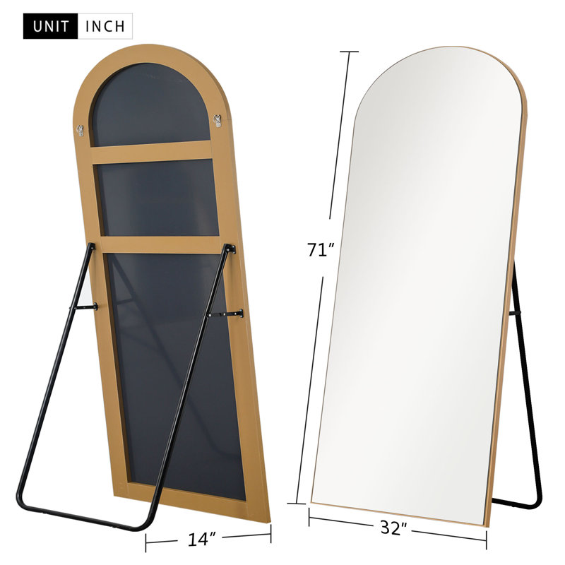 Miroir Kirssy, Doré, 71 po x 27,5 po