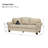 Eugene 81" Traditional Genuine Leather Sofa-2064026879