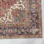 Rouge brique bourgogne marine Boho coton lavable rétro chenille kilim base de coton anti-dérapant kilim-99488326