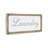 11" X 24" Brown Laundry  Metal Wall Decor