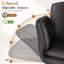 Chaise de bureau moderne en cuir de polyuréthane de qualité supérieure 32,7 po avec accoudoirs réglables à 5 positions et siège large adapté aux animaux de compagnie-1580900463-1580900458