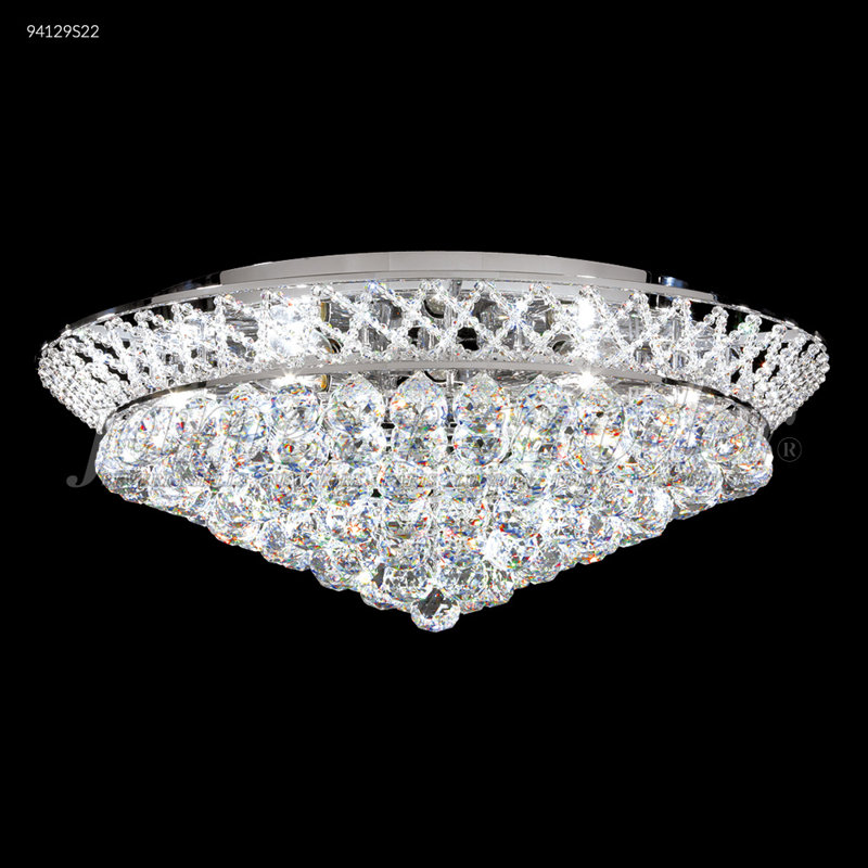 Jacqueline Crystal Flush Mount, Gold