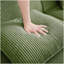 Repose-pieds Martha Velours côtelé - Vert-1662504878