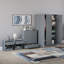 Tayce 4 Piece Bedroom Set (1 Drawer Bedside Chest X2, 5 Drawer Chest, 3 Door Wardrobe)-648343072