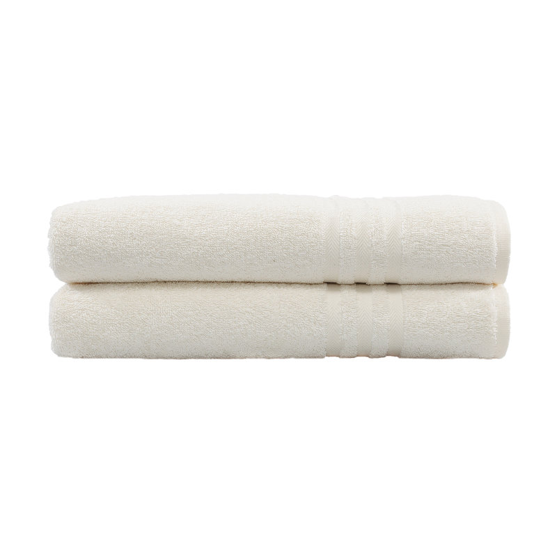 Denzi Midweight Bath Towel, Cream