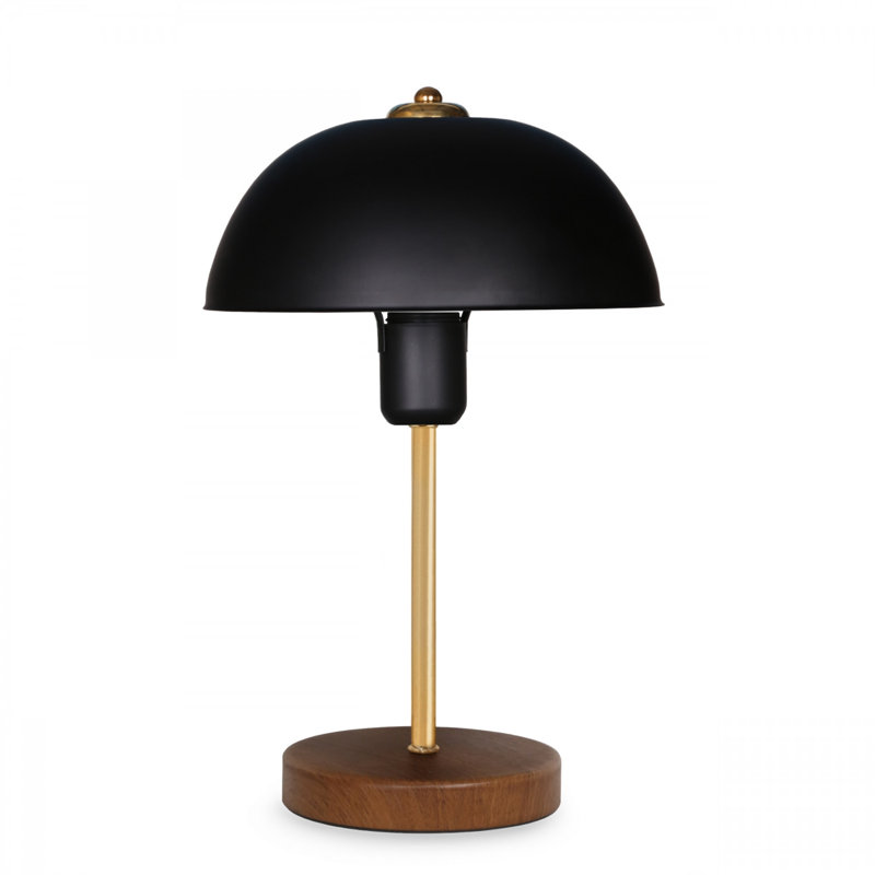 Harleequinn Metal Table Lamp, Black, Black