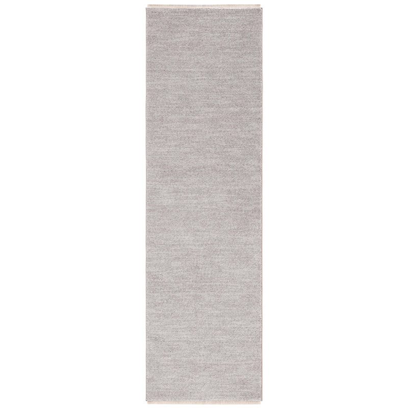 Tapis gris clair Lasa 108, Tapis de couloir 2 pi 3 po x 8 pi