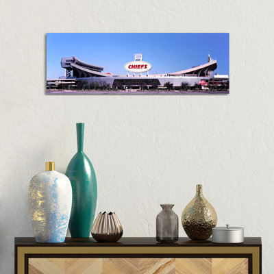 Football Stadium, Arrowhead Stadium, Kansas City, Missouri, USA by Panoramic Images - Wrapped Canvas Panoramic Print