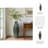 Modern Cylinder Ceramic Floor Vase for Living Room Decor - Tall Decorative Flower Accent for Home Entryway or Corner Styling - Green-1259130259