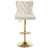 Swivel Upholstered Velvet Adjustable Height Counter Stool-108939428-108939433