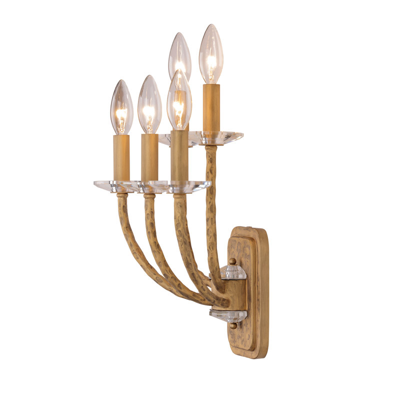 Joleon Steel Candle Wall Light