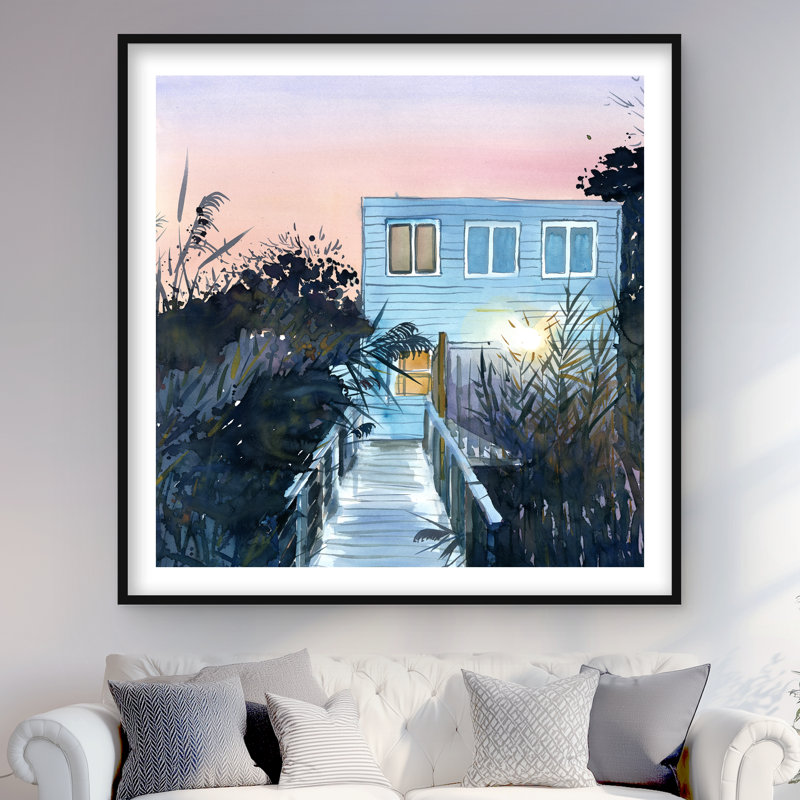Maison de plage - chambre à coucher botanique