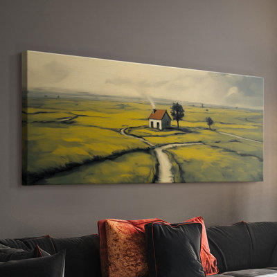 Série paysage - CXLIX - Toile tendue avec châssis - Prêt à accrocher