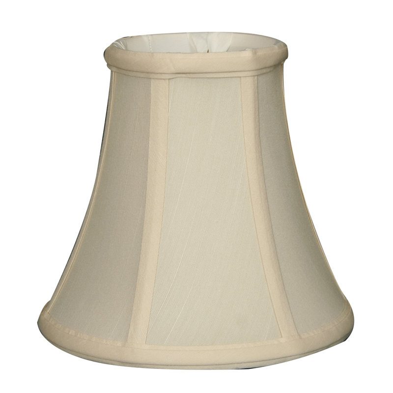 6.5'' H Bell Lamp Shade, Eggshell/Off White