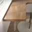 Nut-brown L-Shaped Solid Wood Executive Desk-2124433571-2124433569