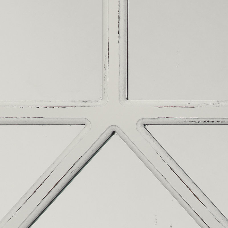 Wood Flat Wall Mirror