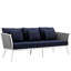 Ensemble de canapé modulaire d'extérieur en aluminium 2 pièces Stance-1928804480
