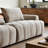 Beige 100% Polyester Modular Sofa cushion couch-109325766